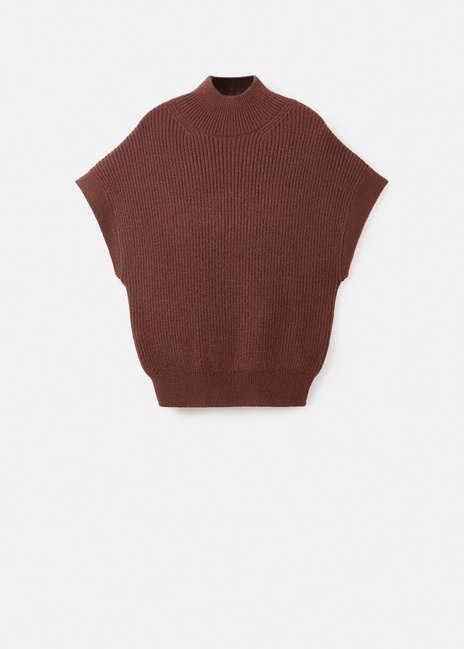 Фото ракурс 3 - Женский коричневый джемпер Mango артикул 17005848 30 1 season