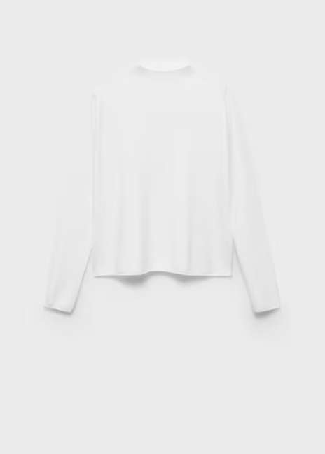 Фото ракурс 3 - Женский молочный джемпер Mango артикул 17005811 05 1 season