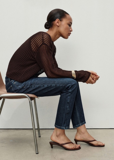 Фото ракурс 4 - Женские синие джинсы Mango артикул 17054423 TO 1 season