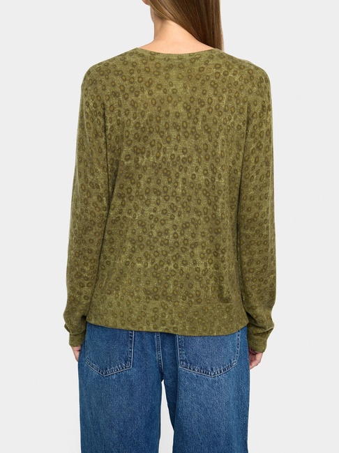 Фото ракурс 2 - Женский зеленый свитер Parfois артикул 238083 _GN FW2025