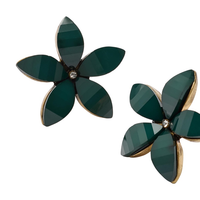 Фото ракурс 2 - Жіночі зелені сережки Parfois артикул 173549 _FG FW2025