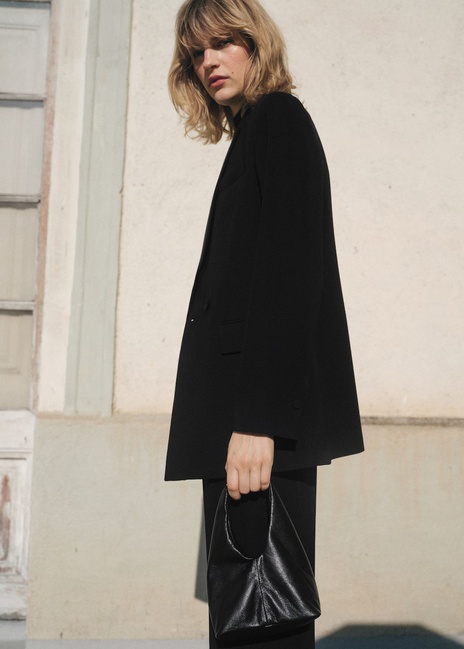 Фото ракурс 4 - Женский черный пиджак Mango артикул 17094118 99 1 season