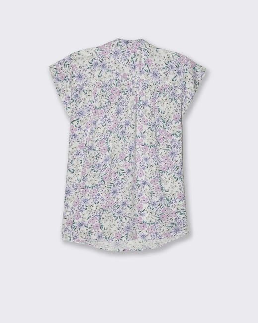 Жіноча фіолетова блузка Piazza Italia артикул 50388 VAR 2 SS2025 Фото ракурс 5 - Жіноча фіолетова блузка Piazza Italia артикул 50388 VAR 2 SS2025