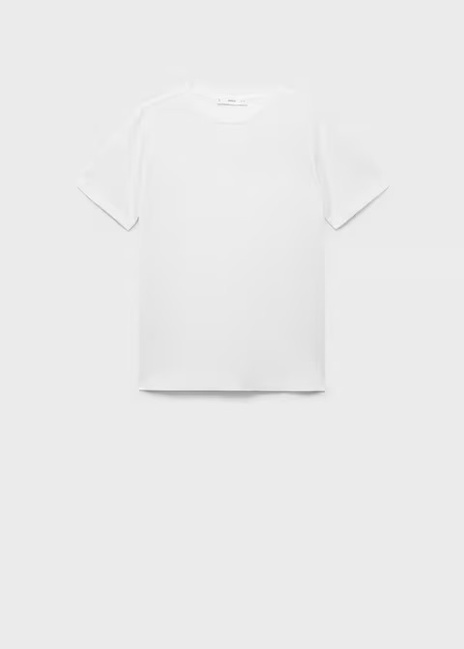 Жіноча біла футболка Mango артикул 17091515 01 1 season Фото ракурс 3 - Жіноча біла футболка Mango артикул 17091515 01 1 season