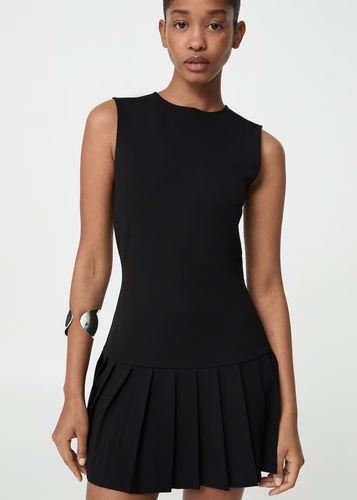 Фото ракурс 1 - Женское черное платье Mango артикул 17994102 99 1 season