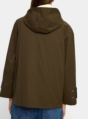 Фото ракурс 2 - Жіночий коричневий плащ Parfois артикул 238776 _BN FW2025