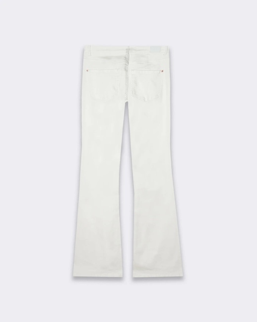 Фото ракурс 5 - Женские белые джинсы Piazza Italia артикул 33586 White SS2025