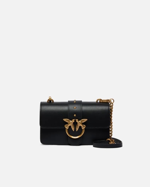 Жіноча чорна сумка Pinko артикул 105856-A0F1 Z99Q FW2025 Фото ракурс 1 - Жіноча чорна сумка Pinko артикул 105856-A0F1 Z99Q FW2025