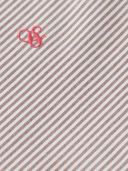 Фото ракурс 7 - Чоловіча коричнева сорочка SCOTCH & SODA артикул 181231 210 FW2025