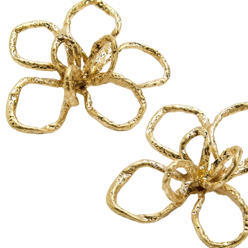 Фото ракурс 2 - Женские золотые серьги Parfois артикул 242412 _GD SS2026