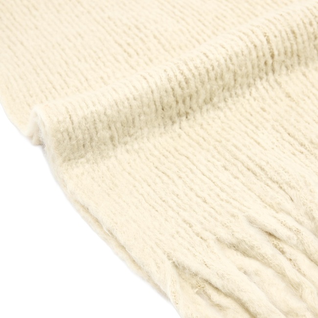 Фото ракурс 3 - Жіночий молочний шарф Parfois артикул 242080 _EC FW2025