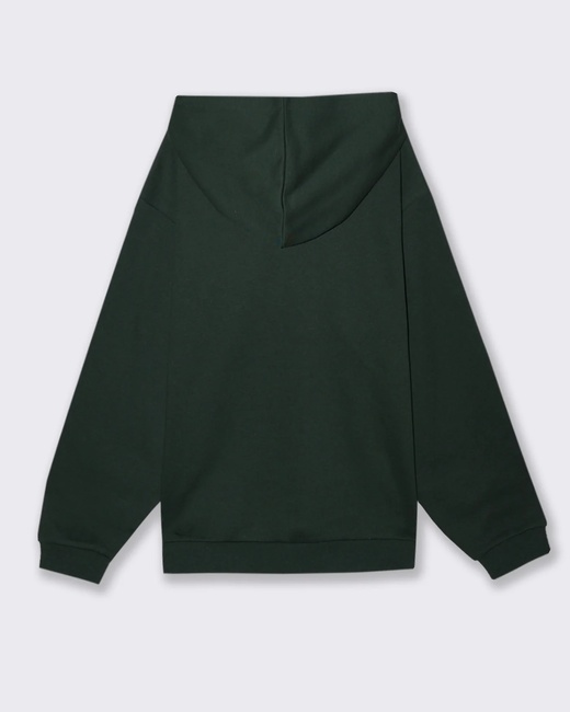 Фото ракурс 2 - Чоловіче зеленe худі Piazza Italia артикул 65358 Dark green FW2025