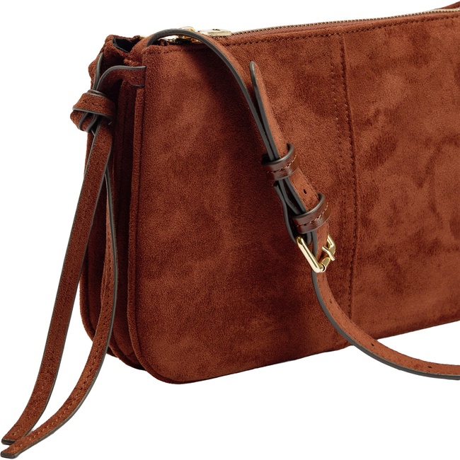 Женская коричневая сумка Parfois артикул 241087 _CG FW2025 Фото ракурс 3 - Женская коричневая сумка Parfois артикул 241087 _CG FW2025