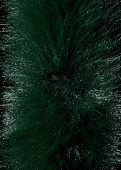 Фото ракурс 5 - Женская зеленая шуба Mango артикул 17099211 43 1 season