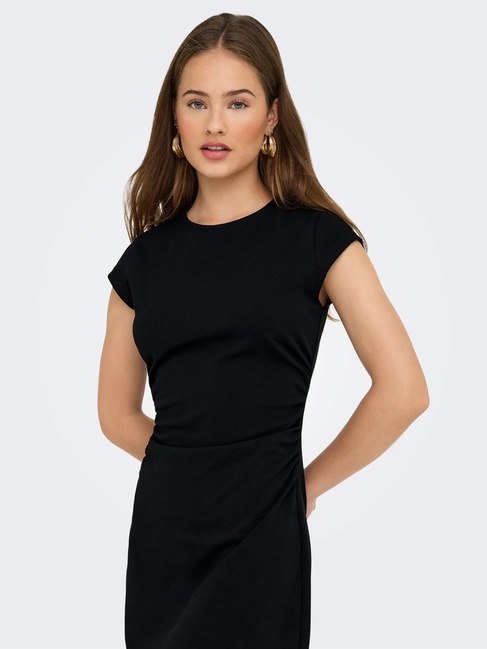 Жіноча чорна сукня Only артикул 15353596 Black FW2025 Фото ракурс 6 - Жіноча чорна сукня Only артикул 15353596 Black FW2025