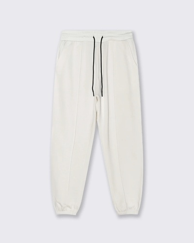 Фото ракурс 1 - Мужские белые штаны Piazza Italia артикул 65356 White FW2025