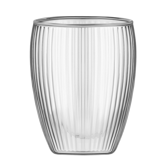 Фото ракурс 2 - Прозорий набір чашок з подвійними стінками Ardesto артикул AR2635BN No color FW2025