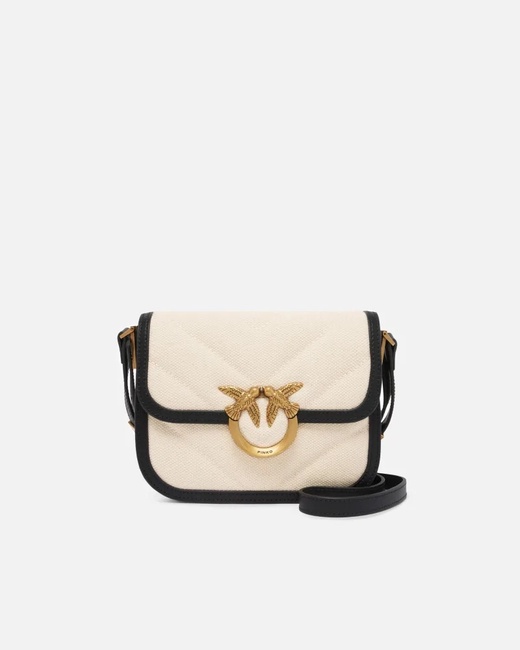 Женская молочная сумка Pinko артикул 104297-A2C7 CZ9Q SS2025 Фото ракурс 1 - Женская молочная сумка Pinko артикул 104297-A2C7 CZ9Q SS2025