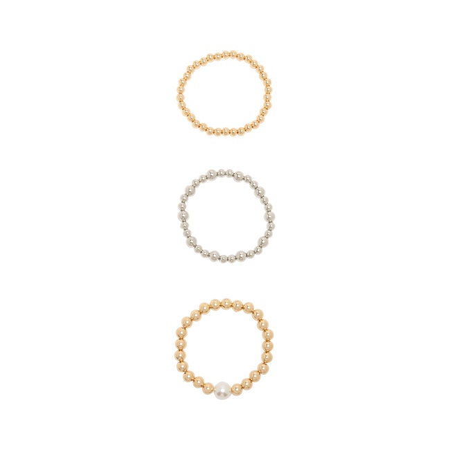 Женский золото-серебряный браслет Parfois артикул 239379 _MM FW2025 Фото ракурс 3 - Женский золото-серебряный браслет Parfois артикул 239379 _MM FW2025