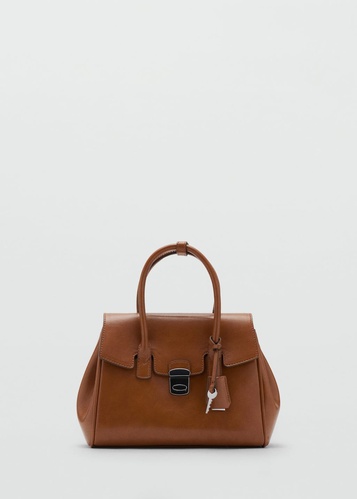 Фото ракурс 1 - Жіноча коричнева сумка Mango артикул 17045821 CG 1 season