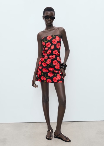 Фото ракурс 1 - Женское черное платье Mango артикул 17042537 99 1 season