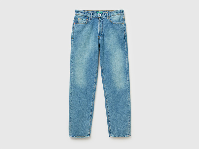 Фото ракурс 1 - Чоловічі сині джинси Benetton артикул 46WZUE01X 902 25A