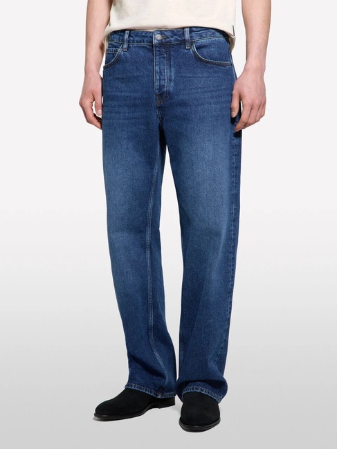 Мужские синие джинсы Sisley артикул 4W3TSE02L 902 25P Фото ракурс 1 - Мужские синие джинсы Sisley артикул 4W3TSE02L 902 25P