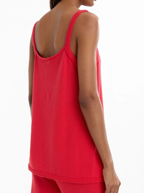 Жіноча червона майка Parfois артикул 234026 _RD FW2025 Фото ракурс 2 - Жіноча червона майка Parfois артикул 234026 _RD FW2025