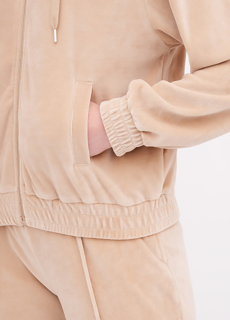 Фото ракурс 4 - Жіноча бежева олімпійка EQUILIBRI артикул W291 042 100 Beige FW2025