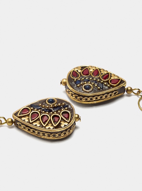 Фото ракурс 2 - Жіночі різнокольорові сережки Parfois артикул 240960 _HM FW2025