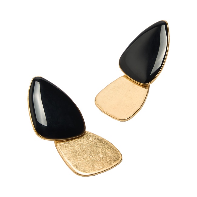 Жіночі чорні сережки Parfois артикул 191888 _BK FW2025 Фото ракурс 2 - Жіночі чорні сережки Parfois артикул 191888 _BK FW2025