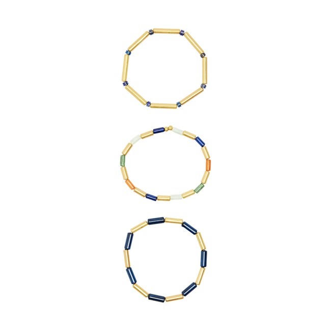 Фото ракурс 3 - Жіночий різнокольоровий браслет Parfois артикул 237441 _HM FW2025