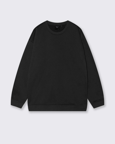 Фото ракурс 1 - Чоловічий чорний джемпер Piazza Italia артикул 65303 Black FW2025