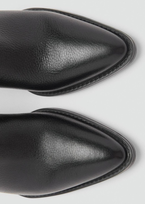 Женские черные ботильоны Mango артикул 17077804 99 1 season Фото ракурс 4 - Женские черные ботильоны Mango артикул 17077804 99 1 season