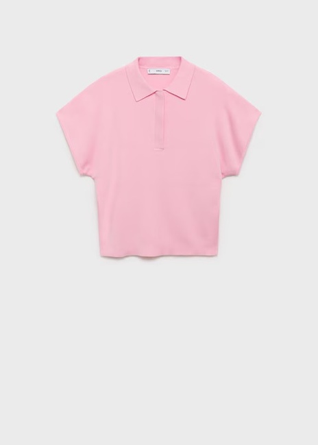 Фото ракурс 3 - Женский розовый джемпер Mango артикул 17014105 85 1 season