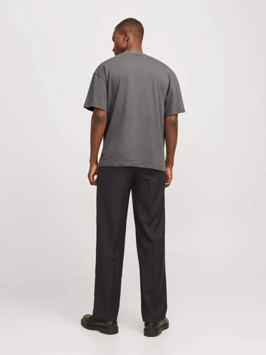 Фото ракурс 2 - Чоловіча сіра футболка Jack & Jones артикул 12249319 castlerock FW2025