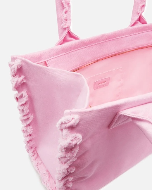 Фото ракурс 4 - Женская розовая сумка Pinko артикул 100782-A1WQ N78Q SS2025