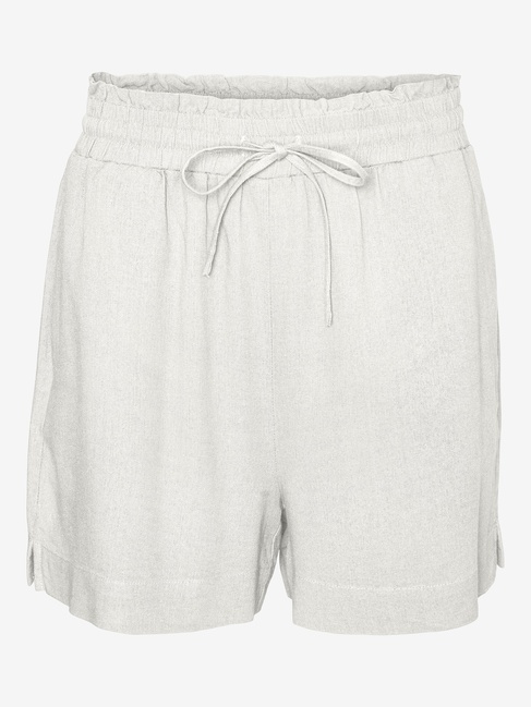 Фото ракурс 3 - Женские белые шорты Vero Moda артикул 10303668 snow white SS2025