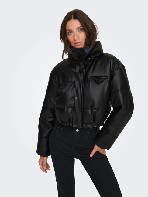 Фото ракурс 1 - Жіноча чорна куртка Only артикул 15349205 Black FW2025