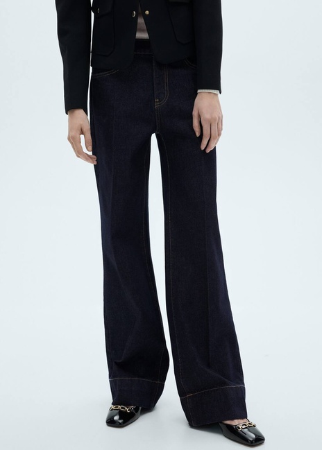 Женские синие джинсы Mango артикул 87030428 TS 8 season Фото ракурс 1 - Женские синие джинсы Mango артикул 87030428 TS 8 season