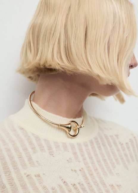 Фото ракурс 4 - Женский молочный джемпер Mango артикул 17007829 05 1 season