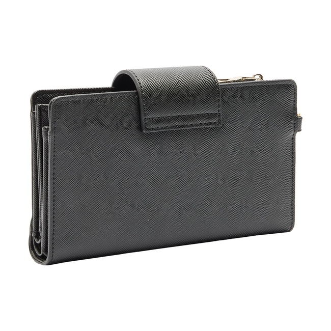 Фото ракурс 5 - Женский черный кошелёк Parfois артикул 205721 _BK FW2025