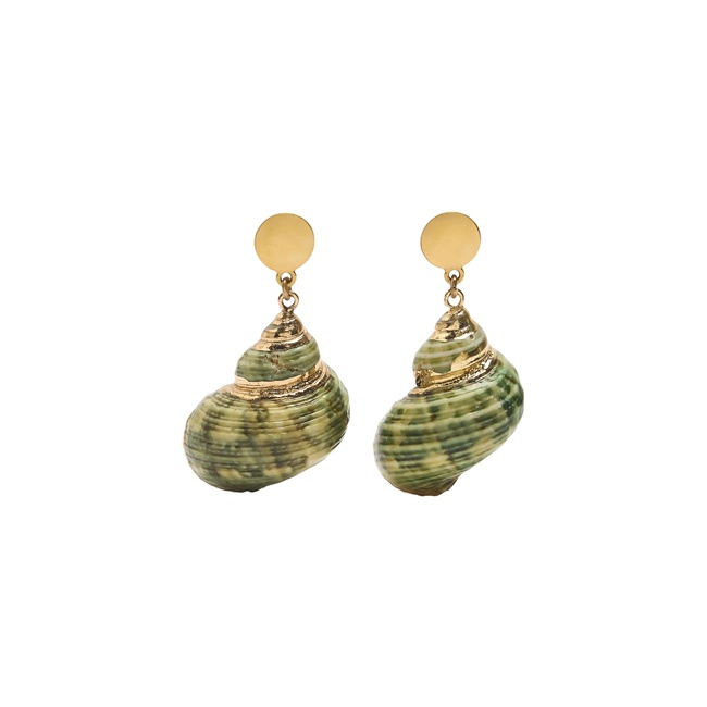 Фото ракурс 1 - Жіночі зелені сережки Parfois артикул 238623 _GN FW2025