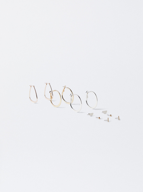 Фото ракурс 3 - Женские разноцветные серьги Parfois артикул 160168 _HM FW2025