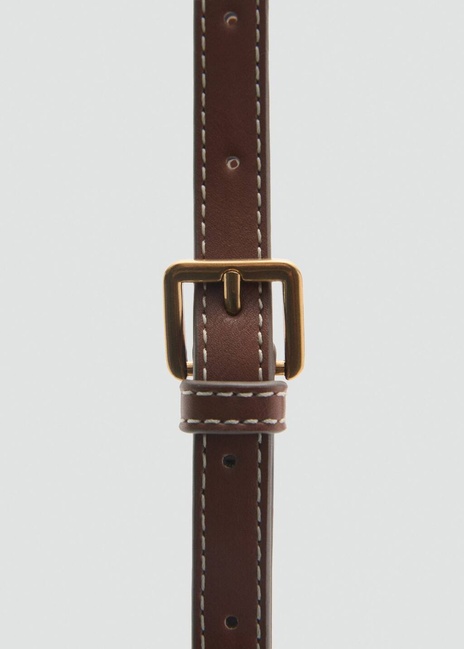 Женская коричневая сумка Mango артикул 87024068 30 8 season Фото ракурс 3 - Женская коричневая сумка Mango артикул 87024068 30 8 season