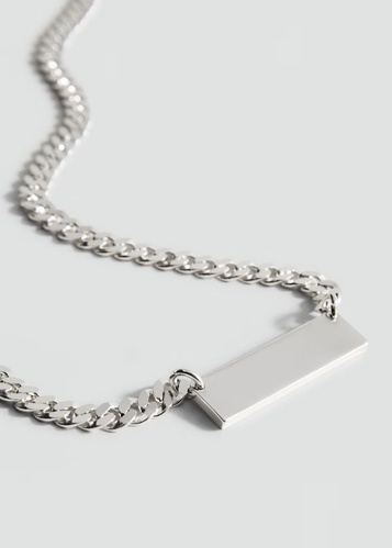 Фото ракурс 2 - Жіноче срібнe намисто Mango артикул 17042545 PL 1 season