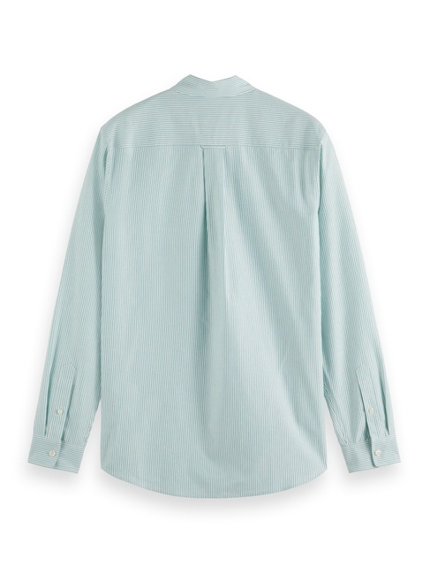 Мужская зеленая рубашка SCOTCH & SODA артикул 181231 300 FW2025 Фото ракурс 6 - Мужская зеленая рубашка SCOTCH & SODA артикул 181231 300 FW2025