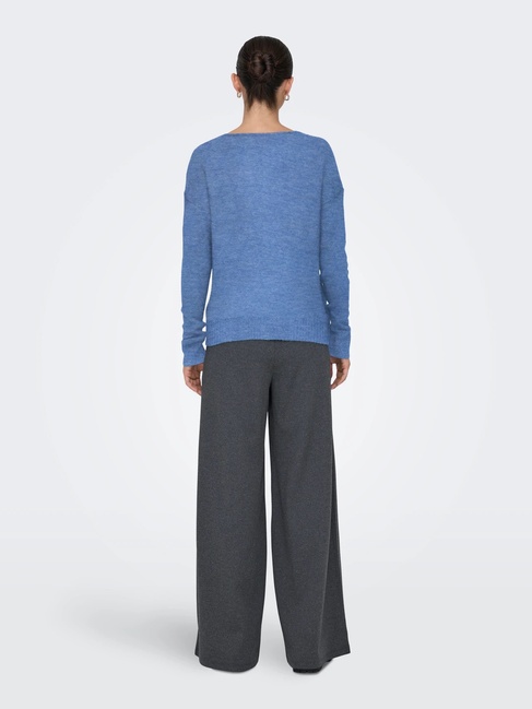 Фото ракурс 2 - Женский голубой джемпер Only артикул 15207823 Ebb And Flow FW2025