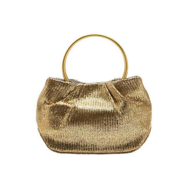 Жіноча золота сумка Parfois артикул 231137 _GD FW2025 Фото ракурс 2 - Жіноча золота сумка Parfois артикул 231137 _GD FW2025