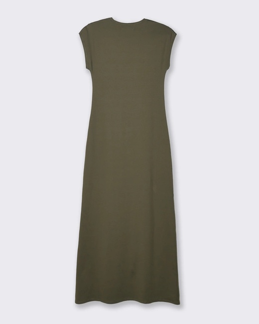 Жіноча зелена сукня Piazza Italia артикул 50436 military green SS2025 Фото ракурс 5 - Жіноча зелена сукня Piazza Italia артикул 50436 military green SS2025